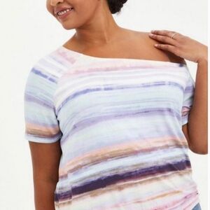TORRID Off-The-Shoulder Super Soft Tee 3X